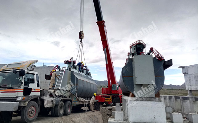 棒型浮选机安装现场 棒型浮选机安装现场
