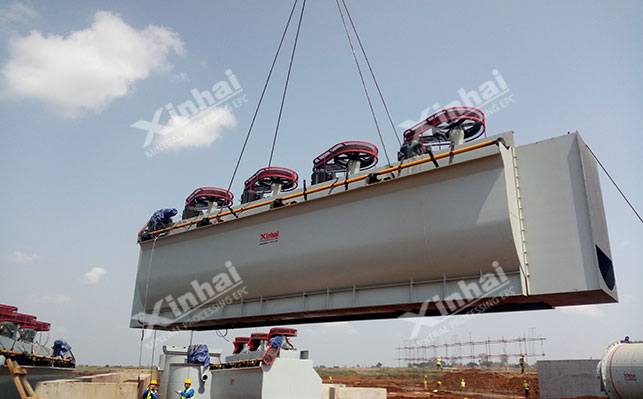 kyf浮选机安装现场 kyf浮选机安装现场